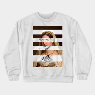 Woman with a Veil by Raphael and Hedy Lamarr Crewneck Sweatshirt